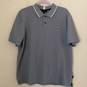 Ted Baker London Blue Polo Short Sleeve Men’s Shirt Size 6/ S